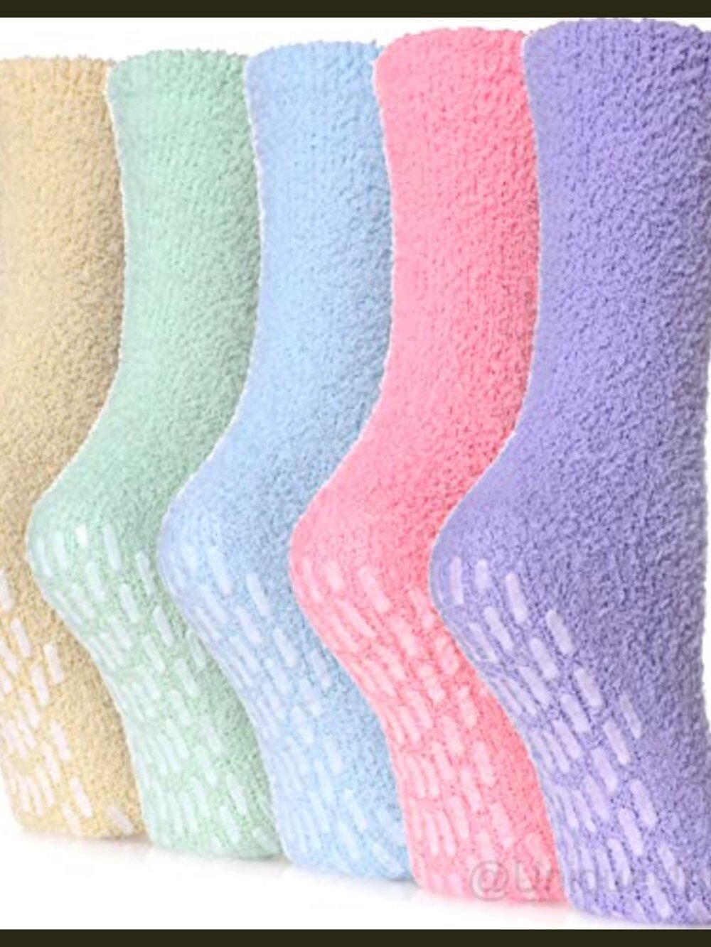 Non Slip Fuzzy Slipper Socks Cozy Warm Gripper Socks for Yoga Sleep